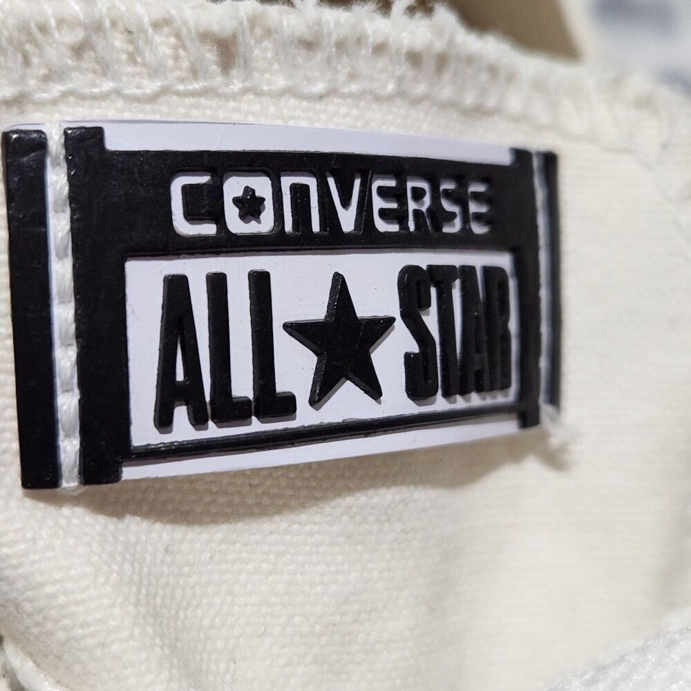 Converse Chuck Taylor All Star Unizex Size 8 Men's/ 10 Women Low Ivory/white - Picture 9 of 13